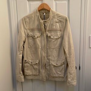 Free people distressed utility jacket